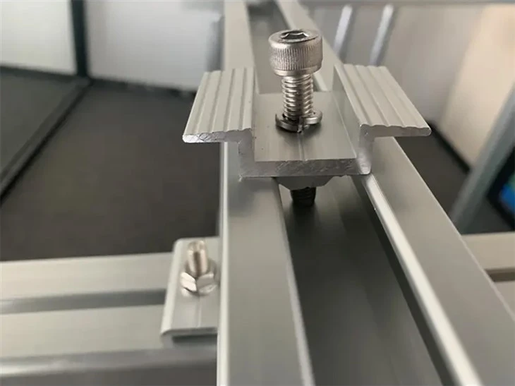Solar rail mount clamps project cases